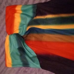 Multi color maxi dress